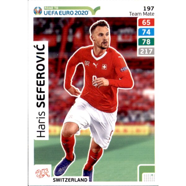 Karte 197 - Road to EURO EM 2020 - Haris Seferovic - Team Mate