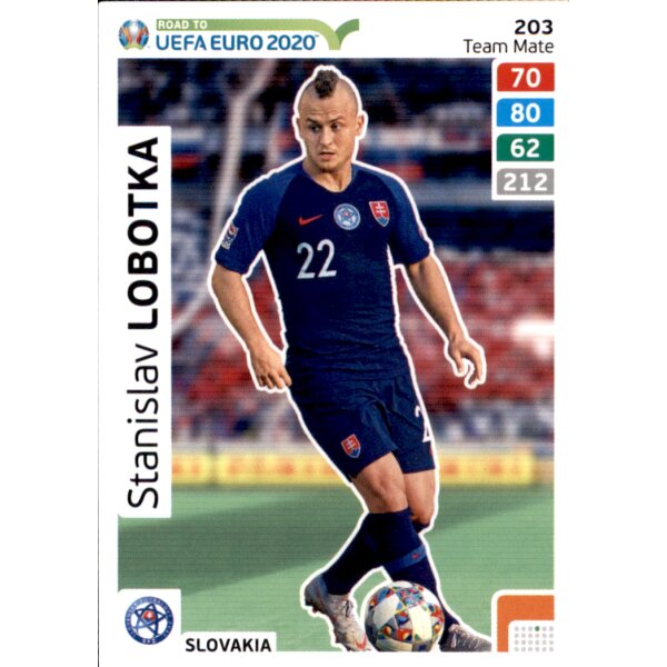 Karte 203 - Road to EURO EM 2020 - Stanislav Lobotka - Team Mate