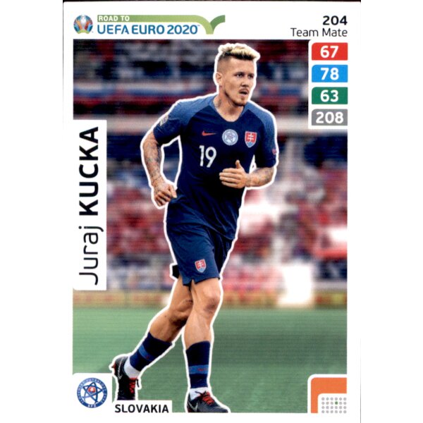 Karte 204 - Road to EURO EM 2020 - Juraj Kucka - Team Mate