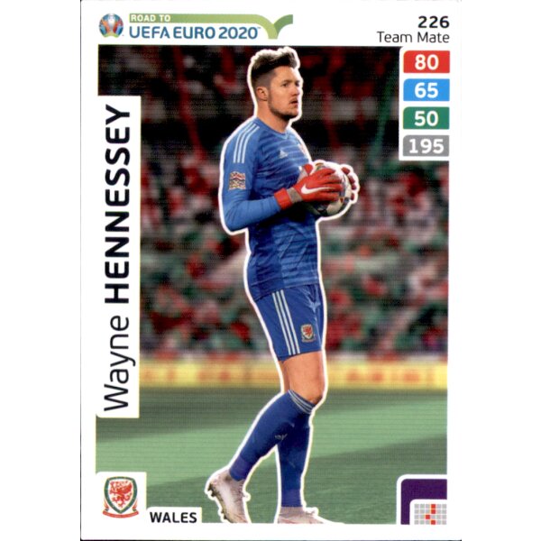 Karte 226 - Road to EURO EM 2020 - Wayne Hennessey - Team Mate