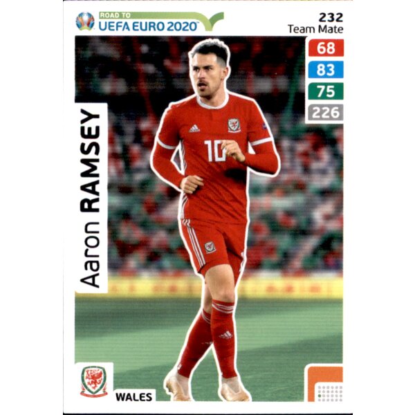 Karte 232 - Road to EURO EM 2020 - Aaron Ramsey - Team Mate