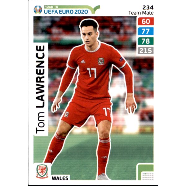 Karte 234 - Road to EURO EM 2020 - Tom Lawrence - Team Mate