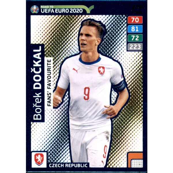 Karte 239 - Road to EURO EM 2020 - Borek Dockal - Fans Favourite