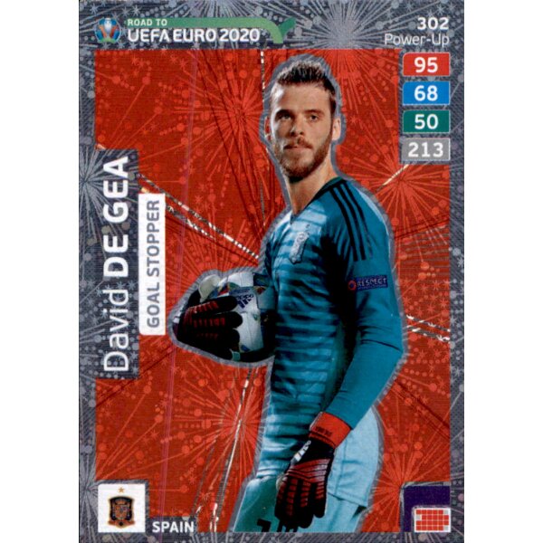 Karte 302 - Road to EURO EM 2020 - David de Gea - Goal Stopper