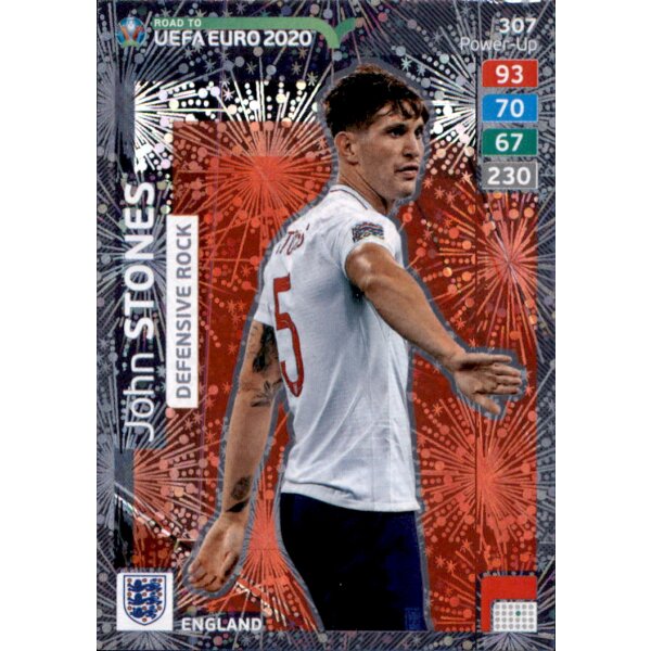 Karte 307 - Road to EURO EM 2020 - John Stones - Defensive Rock