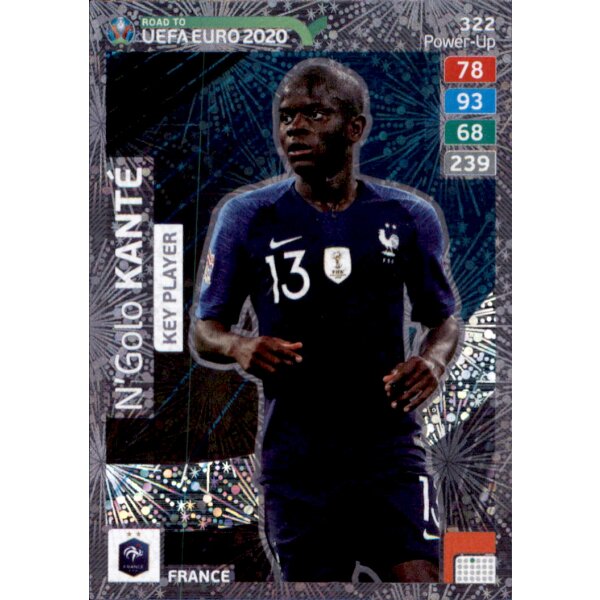 Karte 322 - Road to EURO EM 2020 - Ngolo Kante - Key Player