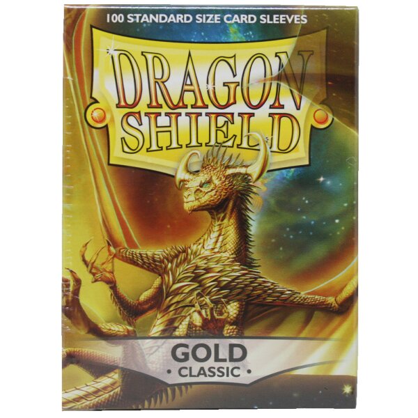 Dragon Shield Classic Sleeves - Gold  (100 Sleeves)