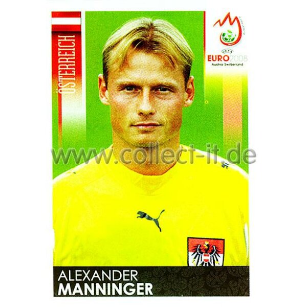 Panini EM 2008 - Sticker 156 - Alexander Manninger