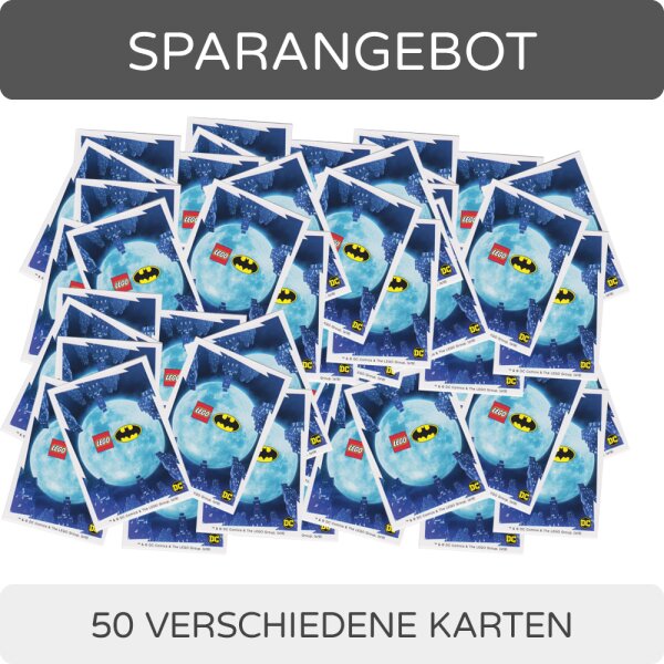 LEGO Batman 2019 - Trading Cards - 50 verschiedene Karten - Deutsch