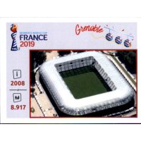 Frauen WM 2019 Sticker 7 - Stade des Alpes - Orte und...