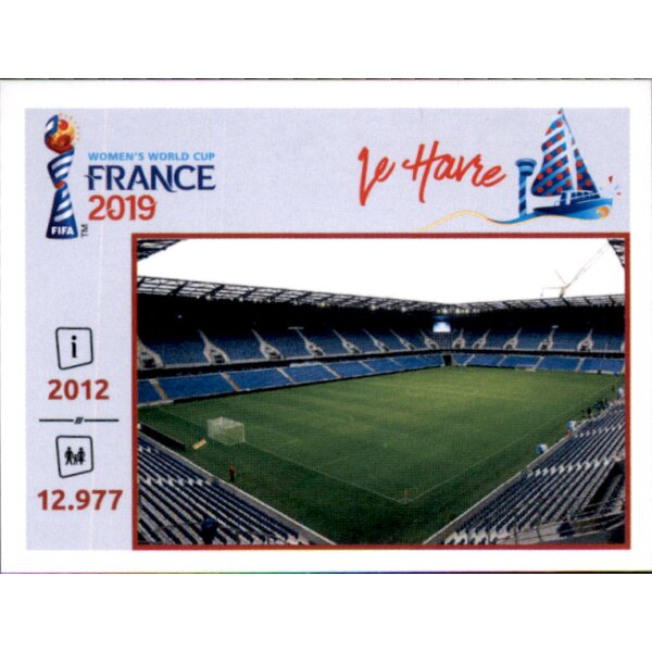 Frauen WM 2019 Sticker 9 - Stade Oceane - Orte und Stadien