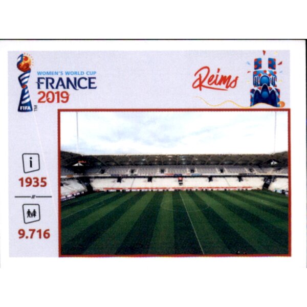 Frauen WM 2019 Sticker 19 - Stade Auguste-Delaune - Orte und Stadien