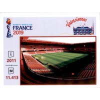 Frauen WM 2019 Sticker 23 - Stade du Hainaut - Orte und...