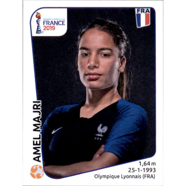 Frauen WM 2019 Sticker 32 - Amel Majri - Frankreich
