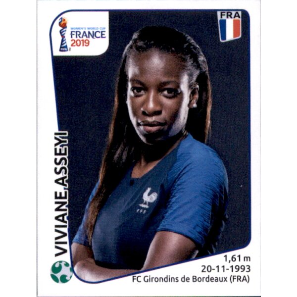 Frauen WM 2019 Sticker 40 - Viviane Asseyi - Frankreich