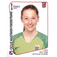 Frauen WM 2019 Sticker 65 - Cecilie Haustaker...