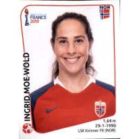 Frauen WM 2019 Sticker 67 - Ingrid Moe Wold - Norwegen
