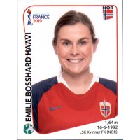 Frauen WM 2019 Sticker 78 - Emilie Bosshard Haavi - Norwegen