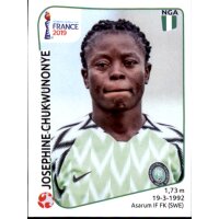 Frauen WM 2019 Sticker 85 - Josephine Chukwunonye - Nigeria