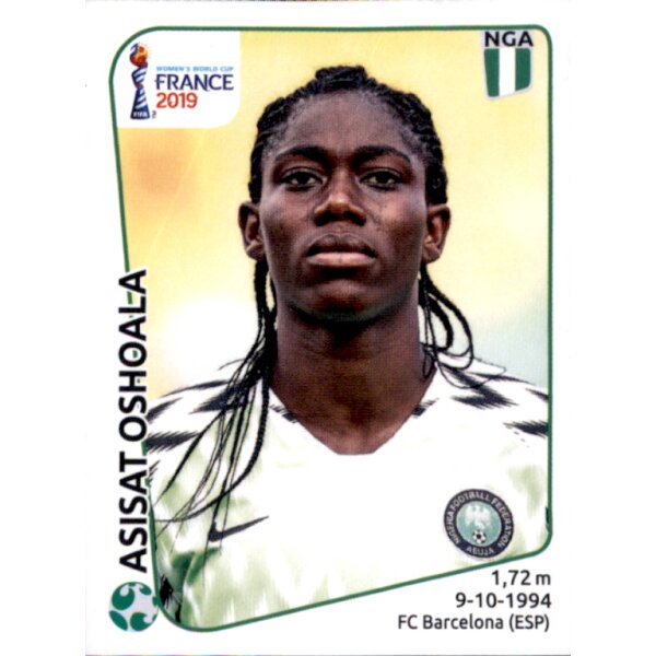 Frauen WM 2019 Sticker 99 - Asisat Oshala - Nigeria