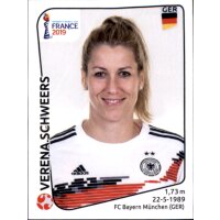 Frauen WM 2019 Sticker 103 - Verena Schweers - Deutschland