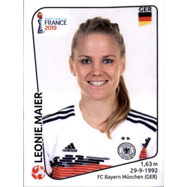Frauen WM 2019 Sticker 106 - Leonie Maier - Deutschland