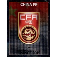 Frauen WM 2019 Sticker 119 - Wappen - China