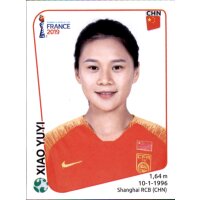 Frauen WM 2019 Sticker 136 - Xiao Yuyi - China
