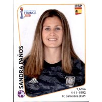 Frauen WM 2019 Sticker 140 - Sandra Panos - Spanien