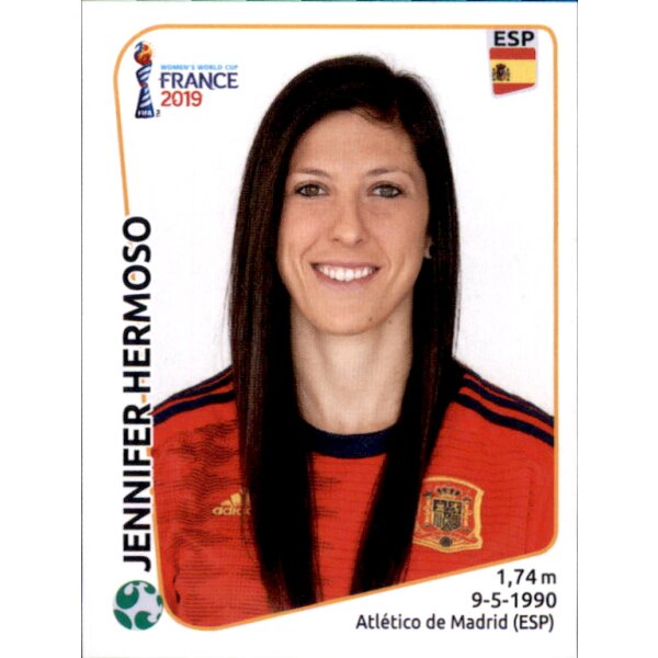 Frauen WM 2019 Sticker 156 - Jennifer Hermoso - Spanien