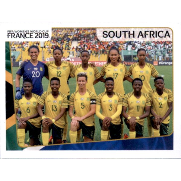 Frauen WM 2019 Sticker 158 - Team - Südafrika