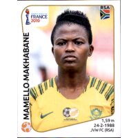Frauen WM 2019 Sticker 166 - Mamello Makhabane -...