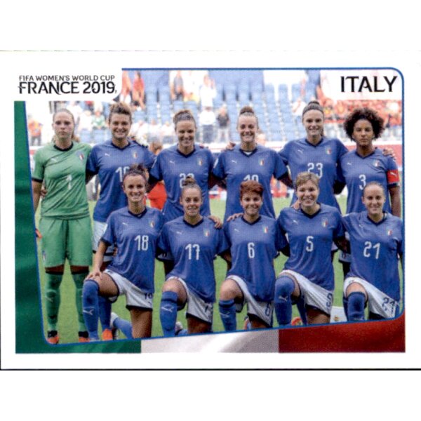 Frauen WM 2019 Sticker 196 - Team - Italien