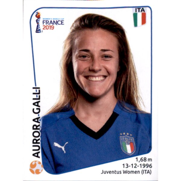 Frauen WM 2019 Sticker 204 - Aurora Galli - Italien