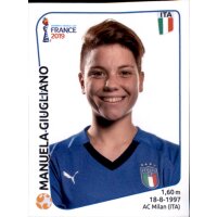 Frauen WM 2019 Sticker 205 - Manuela Giugliano - Italien