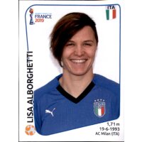 Frauen WM 2019 Sticker 206 - Lisa Alborghetti - Italien