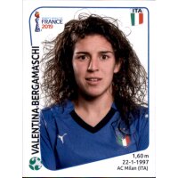 Frauen WM 2019 Sticker 209 - Valentina Bergamaschi - Italien
