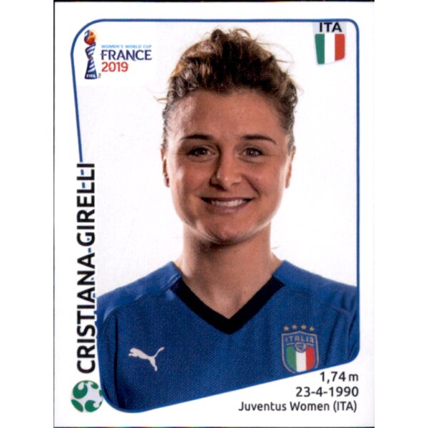 Frauen WM 2019 Sticker 211 - Cristiana Girelli - Italien