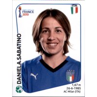 Frauen WM 2019 Sticker 212 - Daniela Sabatino - Italien