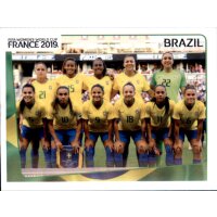 Frauen WM 2019 Sticker 215 - Team - Brasilien