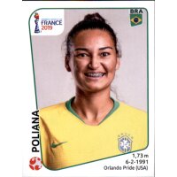 Frauen WM 2019 Sticker 218 - Poliana - Brasilien