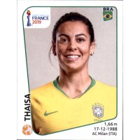 Frauen WM 2019 Sticker 228 - Thaisa - Brasilien