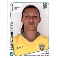 Frauen WM 2019 Sticker 229 - Beatriz Zaneratto - Brasilien