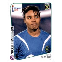 Frauen WM 2019 Sticker 236 - Nicole McClure - Jamaika