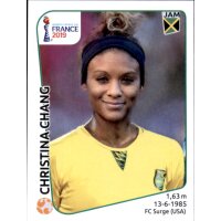 Frauen WM 2019 Sticker 243 - Christina Chang - Jamaika