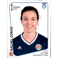 Frauen WM 2019 Sticker 277 - Rachel Corsie - Schottland