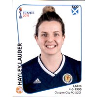 Frauen WM 2019 Sticker 280 - Hayley Lauder - Schottland