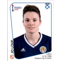 Frauen WM 2019 Sticker 282 - Jo Love - Schottland