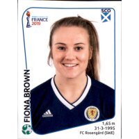 Frauen WM 2019 Sticker 285 - Fiona Brown - Schottland