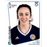 Frauen WM 2019 Sticker 286 - Lisa Evans - Schottland